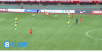 18岁魏祥鑫替补登场，连过两人小角度射门打偏