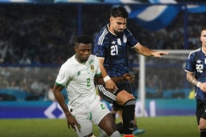 毛里塔尼亚本场射门10次、阿根廷仅有7次，下半场射门7比1