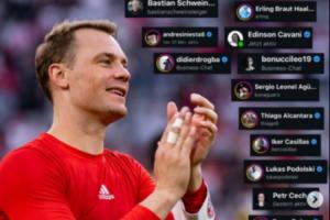 拜仁官方在社媒询问球星对诺伊尔的印象：卡西、埃德森等评价高