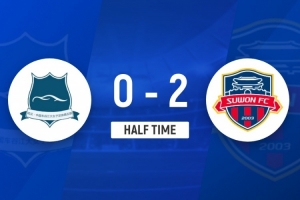 半场-武汉女足0-2水原FC 池笑然推空门邓梦晔进球遭取消引争议