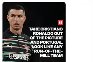 穆帅称C罗不在时葡萄牙普通球队？最早球迷发无来源、大概率杜撰