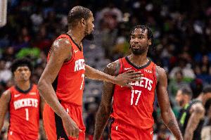 火箭VS尼克斯首发出炉：阿门、伊森、杜兰特、小贾巴里、申京