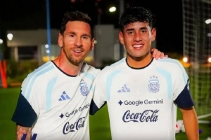 博卡小将谈与梅西一起训练：激动得浑身发抖，他把困难事情变简单