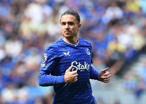 TA：埃弗顿希望再次租借格拉利什，认为5000万镑买断费用太高