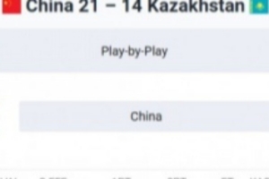 中国三人女篮21-14战胜哈萨克斯坦 两连胜以小组第一晋级八强！