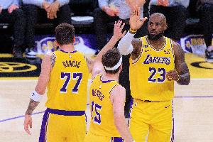 湖人最后五场对手：独行侠、雷霆、勇士、太阳、爵士