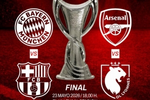 女足欧冠半决赛对阵：拜仁女足vs巴萨女足，阿森纳女足vs里昂女足