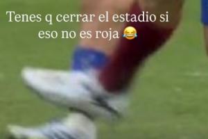 不满马丁未被罚下！巴尔韦德妻子社媒：这都不给红牌体育场关门吧