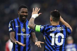 图拉姆单场意甲2次助攻连线劳塔罗，国米上次有人做到还是2022年