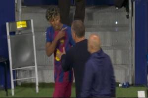 谁的问题？亚马尔不满门将教练指责他不传球，拒绝庆祝并愤怒离场