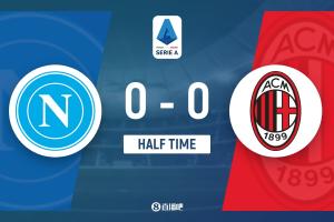 半场-米兰0-0那不勒斯 恩昆库失良机帕夫洛维奇、斯皮纳佐拉造险