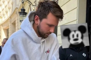 回欧洲接受注射治疗！网友在西班牙马德里偶遇东契奇并喜获签名