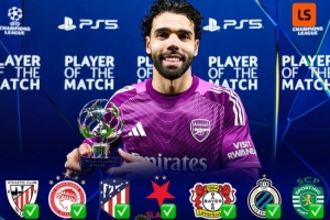 30岁冲首冠！拉亚欧冠10战7零封+英超31战15零封 3540万进厂已3年