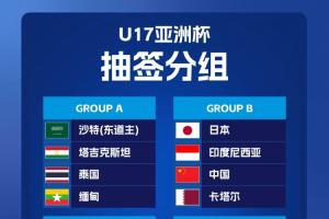 直播吧：亚足联拟将U17亚洲杯移至中国举办，武汉成主要候选赛地