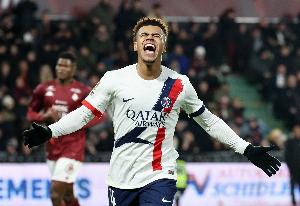 在14场欧冠淘汰赛中,杜埃已经直接参与11粒进球