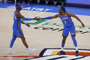 雷霆连续三年分区第一&1980年后第六队 前五队在此期间都多次夺冠