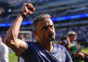 恩里克执教生涯欧冠胜率64%,为至少执教50场比赛教练中最高