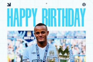 功勋队长!曼城官推祝孔帕尼40岁生快