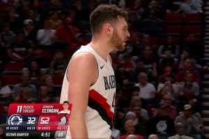 穷追猛打！克林根三分也有 开拓者领先20分打停快船