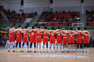 2026中国国青男篮热身赛（响水站）第二日 中国U18男篮力克新西兰