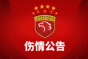 重伤！海港官方：加布里埃尔右膝髌骨肌腱断裂，将尽快进行手术