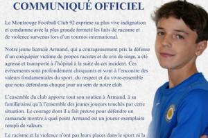 鼻骨骨折！队友遭遇种族歧视，13岁巴黎小将挺身而出被殴打送医