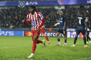 卢克曼各项赛事为马竞直接参与9球,同期仅次于11球的阿尔瓦雷斯