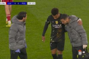 巴黎又伤一人！杜埃伤退，巴尔科拉登场