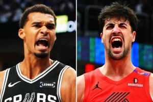 实力悬殊？ESPN预测首轮G1胜率：马刺82.2% 开拓者17.8%